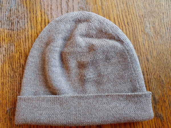Double Knit Alpaca Hat